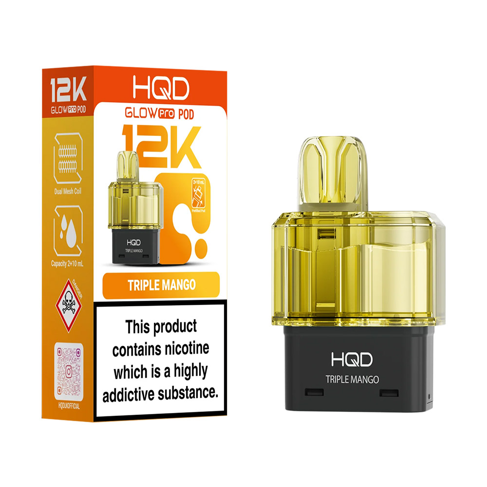 HQD Glow Pro 12K Prefilled Pods (Pack of 5)