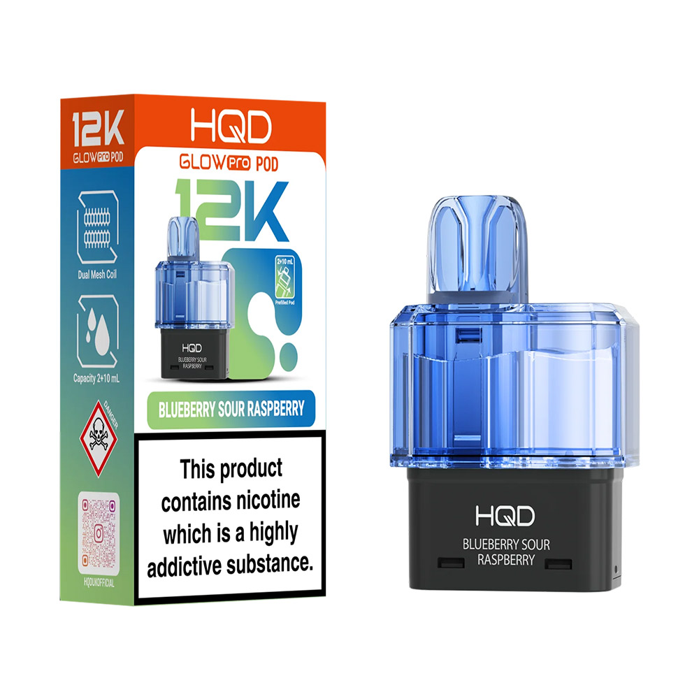 HQD Glow Pro 12K Prefilled Pods (Pack of 5)
