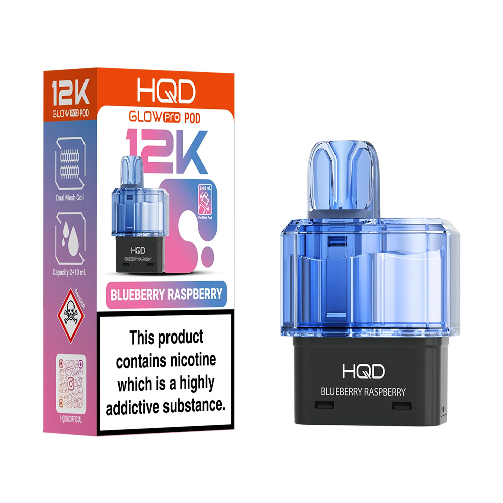 HQD Glow Pro 12K Prefilled Pods (Pack of 5)