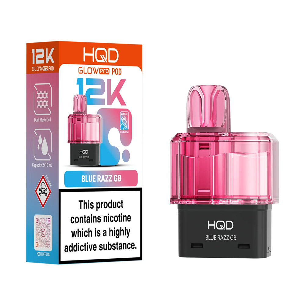 HQD Glow Pro 12K Prefilled Pods (Pack of 5)