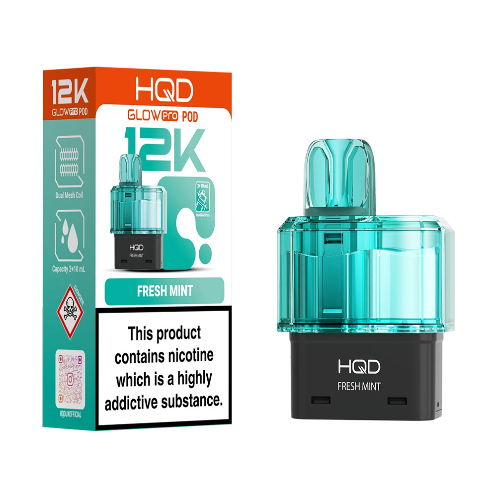 HQD Glow Pro 12K Prefilled Pods (Pack of 5)