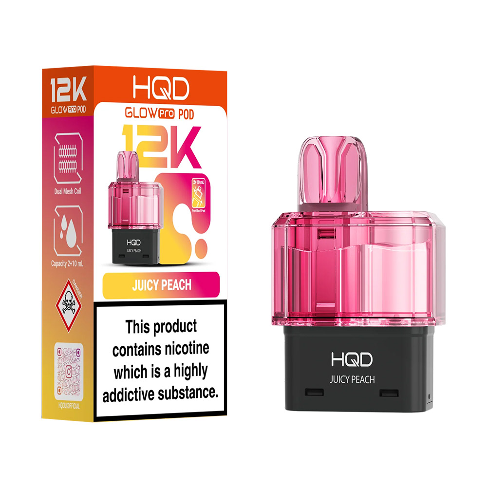 HQD Glow Pro 12K Prefilled Pods (Pack of 5)