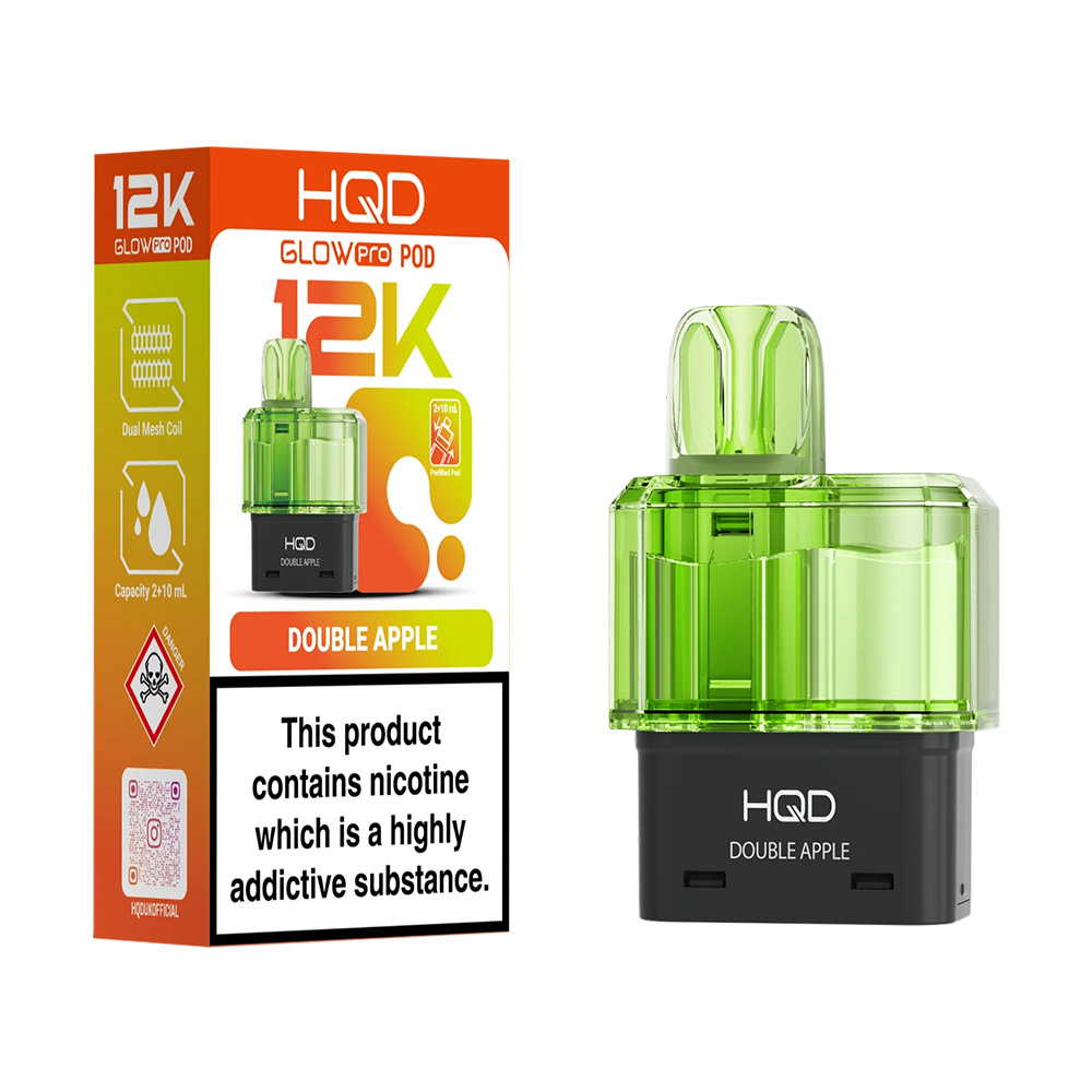 HQD Glow Pro 12K Prefilled Pods (Pack of 5)