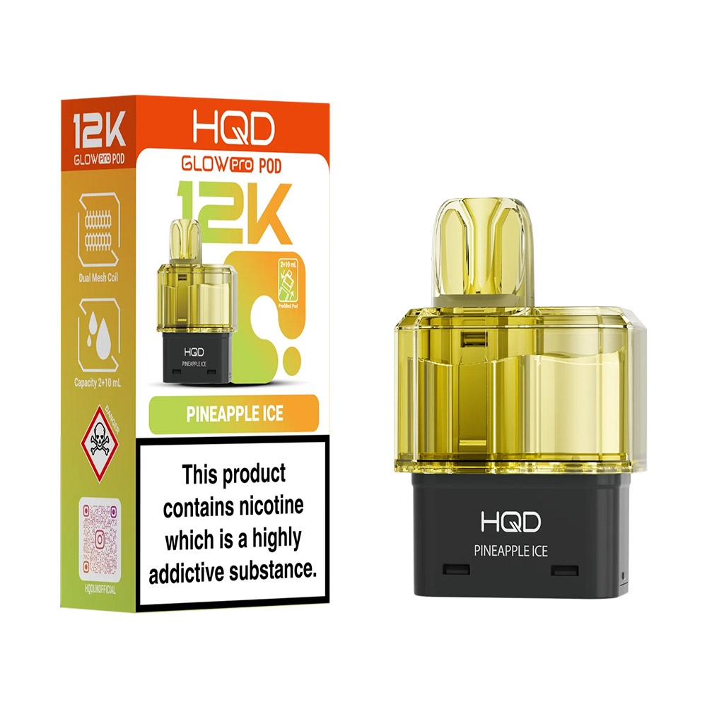 HQD Glow Pro 12K Prefilled Pods (Pack of 5)