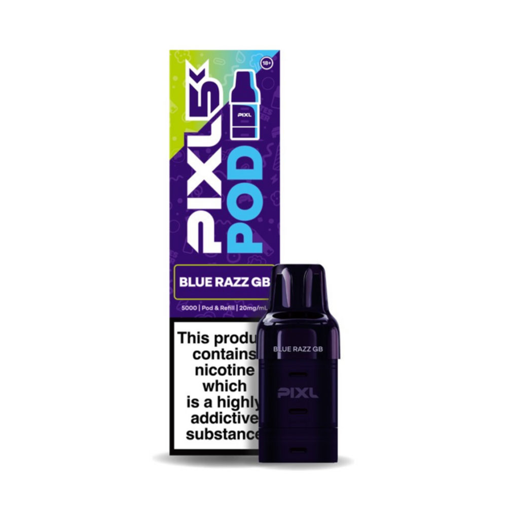 PIXL 5K Prefilled Pods (Pack of 5) - Blue Razz GB
