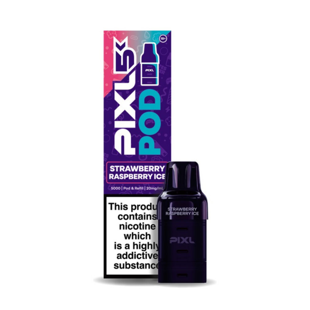 PIXL 5K Prefilled Pods (Pack of 5) - Strawberry Raspberry Ice