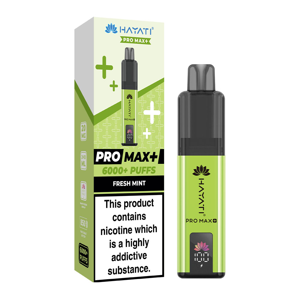 Hayati Pro Max+ 6000 Puffs Vape Kit