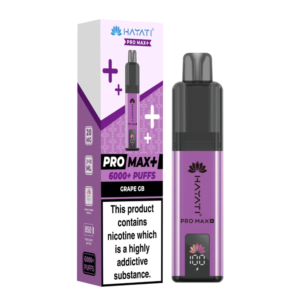 Hayati Pro Max+ 6000 Puffs Vape Kit