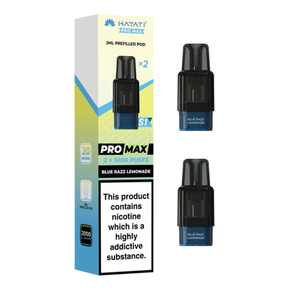 Hayati Pro Max Plus S1 1000 Puffs Prefilled Pods (Pack of 10)