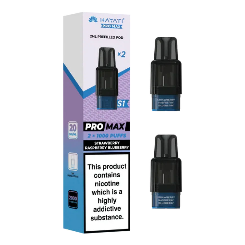 Hayati Pro Max Plus S1 1000 Puffs Prefilled Pods (Pack of 10)