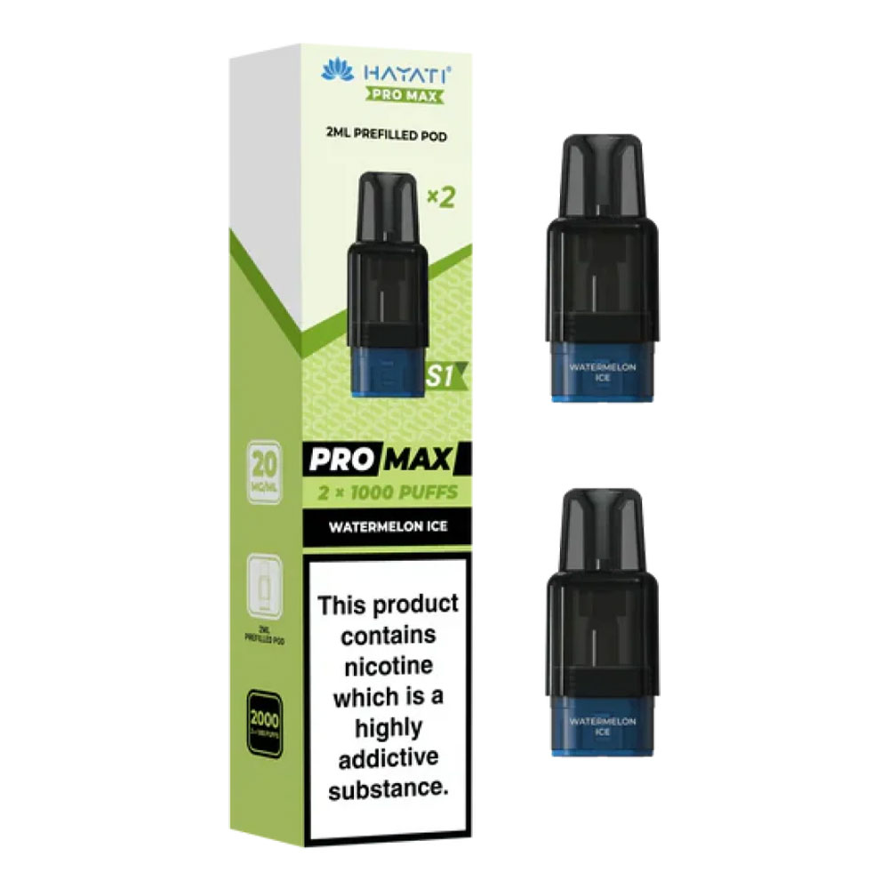 Hayati Pro Max Plus S1 1000 Puffs Prefilled Pods (Pack of 10)