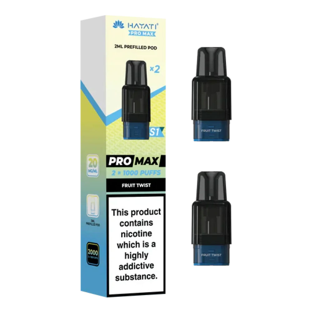 Hayati Pro Max Plus S1 1000 Puffs Prefilled Pods (Pack of 10)