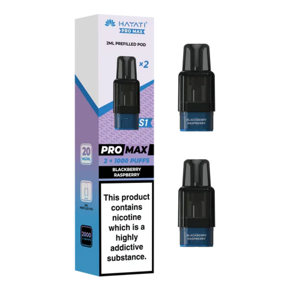 Hayati Pro Max Plus S1 1000 Puffs Prefilled Pods (Pack of 10)