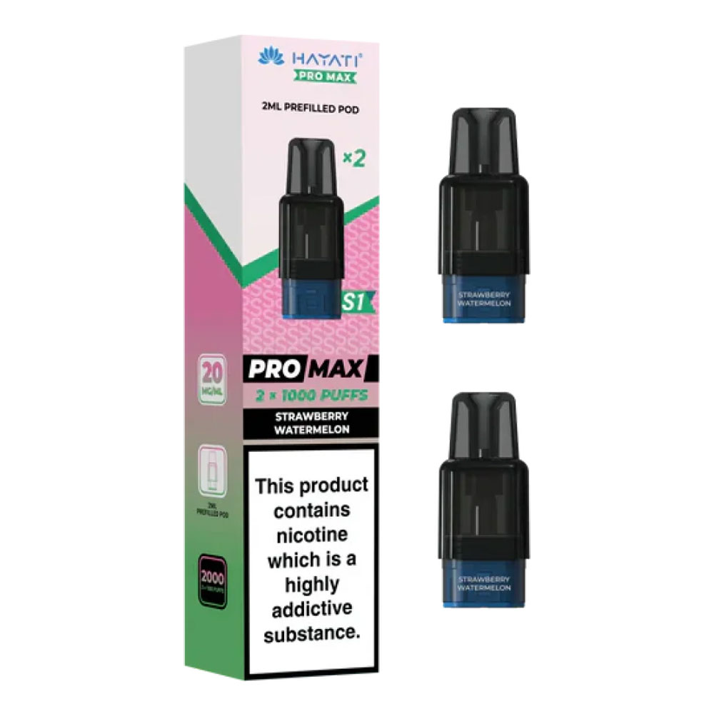 Hayati Pro Max Plus S1 1000 Puffs Prefilled Pods (Pack of 10)