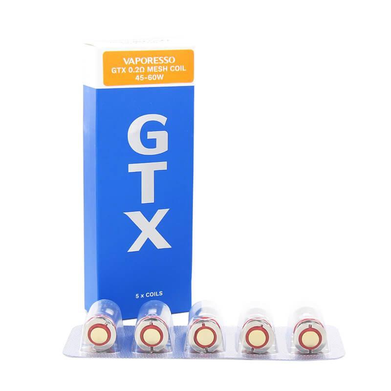 Vaporesso GTX Coil For Target PM80 (Pack Of 5) - 0.2 Ohm Mesh