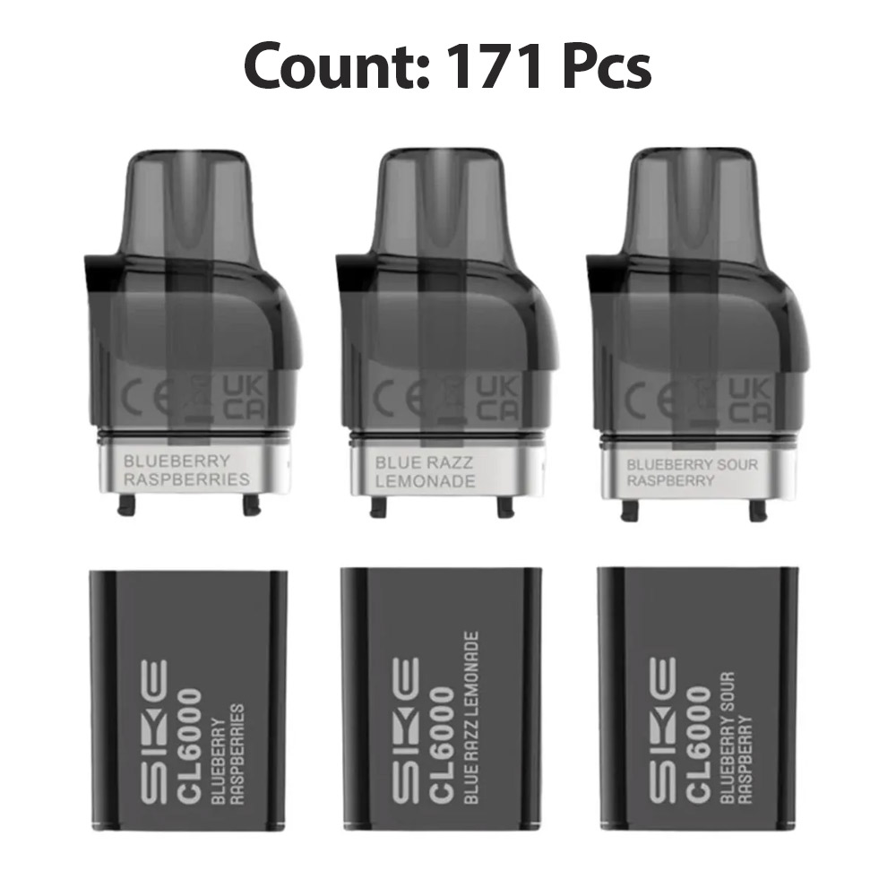 SKE Crystal CL6000 Pods (171 pcs Bundle)