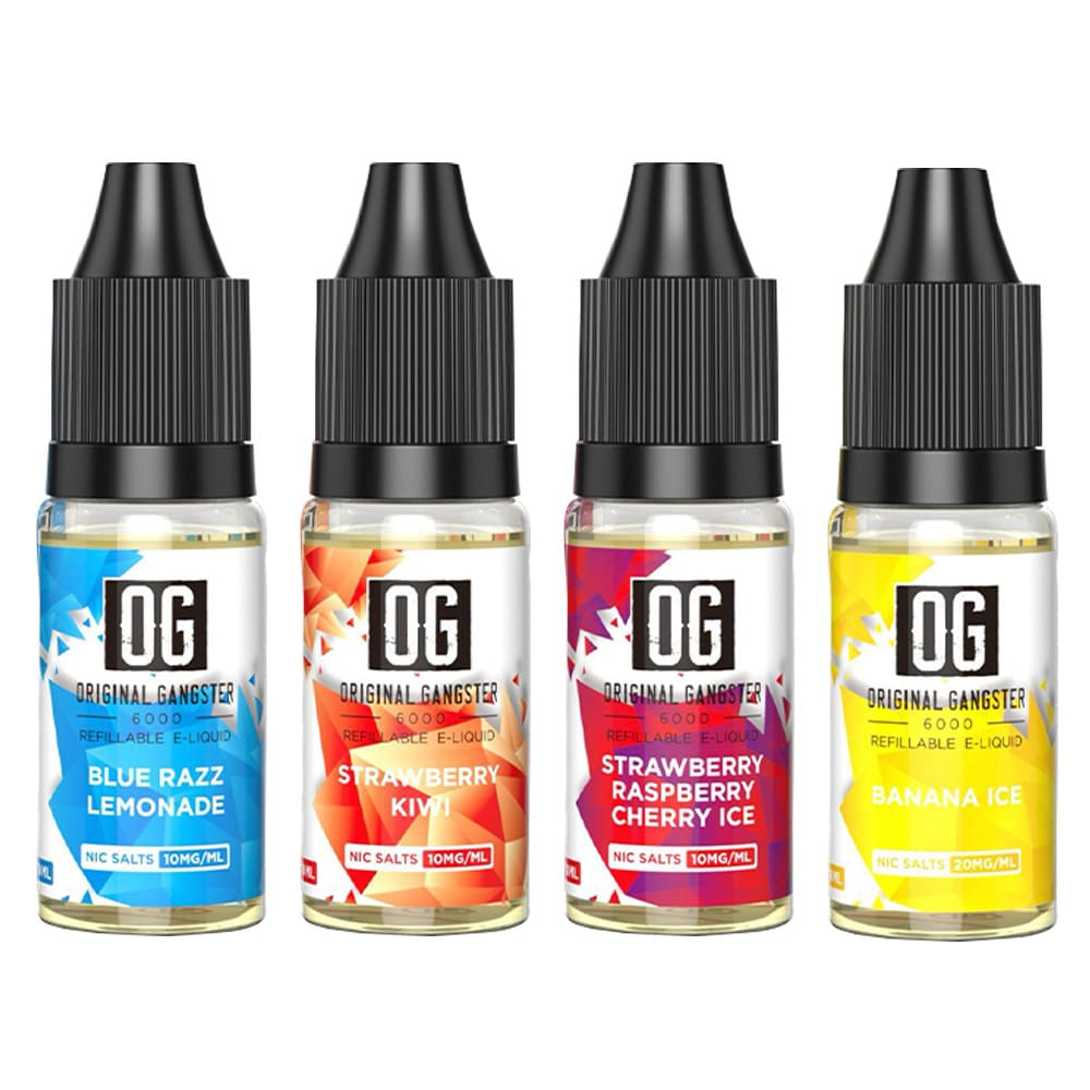 Original Gangster OG 10ml Nic Salt Eliquids (Minimum 50 Boxes Bundle Offer)